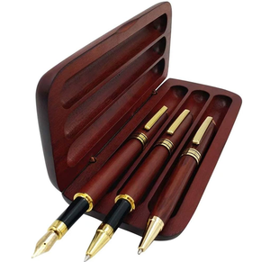 Handcrafted natural Wood Pen <b>Box</b> 3 Slots For Students Class Desk Stationary Storage Pen Pencil <b>Box</b> At Lowest Price - Product Image 6