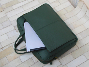 Maletín de Cuero Genuino para Hombre, Bolso Bandolera para Portátil, Bolso de Mano de Cuero para Portátil, Bolso de Viaje para Negocios y Oficina, Gran Capacidad - Product Image 2