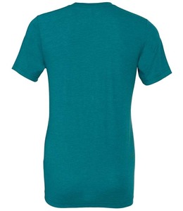 Camisetas Triblend Personalizadas al por Mayor con Logotipo, Impresión en Serigrafía, Estilo Vintage, Cuello Redondo, Color Heather - Product Image 3