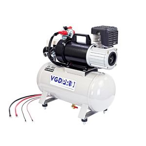 12V DC weatherproof powerful mini air pump Offroad road assist Heavy duty oil-free 12 liter tank Industrial <b>compressors</b> - Product Image 2