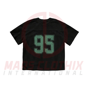 Maillots de football américain sur mesure pour hommes et femmes, vente en gros, impression intégrale, streetwear, maillot de football américain rétro - Product Image 2