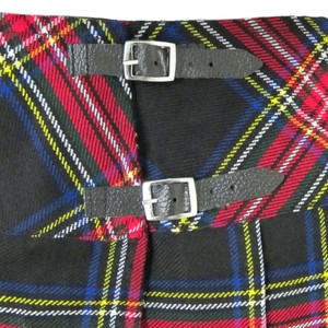 <b>Black</b> High Waist A-Line <b>Skirt</b> With Front <b>Pleat</b> Design - Product Image 5