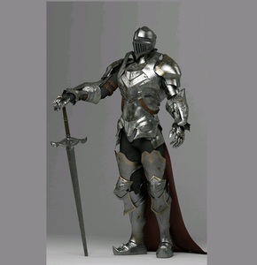 ชุดเกราะโลหะคลาสสิกแบบเต็มตัว ขนาดและดีไซน์สั่งทำพิเศษ พร้อมแผ่นเหล็กตีขึ้นรูปด้วยมือ สำหรับการแสดงชุดอัศวิน - Product Image 4