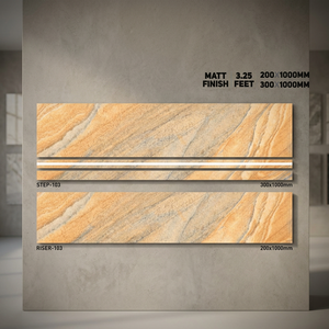 Carreaux de marche/rail en porcelaine, 300x1000mm, pour marche, finitions, antidérapantes, le lot de la marque indienne - Product Image 5