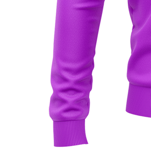 Sudadera de cuello alto para hombre con logotipo personalizado, media cremallera, de algodón polar grueso, corte regular, ecológica, sublimación, cremallera 1/4 - Product Image 3