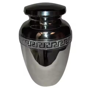 Customized Design Latest Hot Selling Cremation Urns for Human Ashes Funeral Supplies Metal Cremation Urn for Storage Usage - Product Image 2