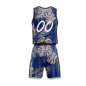 เสื้อบาสเก็ตบอลสำหรับผู้ชายพิมพ์ซับลิเมชันใช้ได้ทุกขนาด - Product Image 3