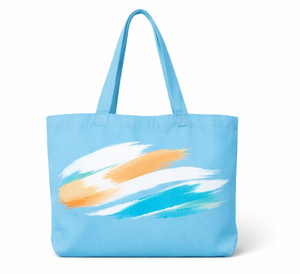Sac fourre-tout en toile personnalisé avec logo, avec poignée d'épaule, réutilisable pour les courses et les activités de plein air, sac de courses pour femmes, usage domestique - Product Image 4