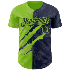 Maillot de baseball antibactérien en coton biologique 100 % de haute qualité, imprimé sérigraphié, avec nom d'équipe personnalisé, col en V entièrement boutonné, sangle en T - Product Image 4