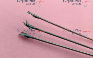 Tijeras Laringeales Microquirúrgicas KLEINSASSER, Rectas, Izquierdas y Derechas, de Acero Inoxidable, para Cirugía Manual de Oído, Nariz y Garganta - Product Image 2
