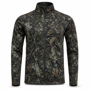 Vestes chauffantes d'hiver pour adultes, en softshell solide, avec logo personnalisé, vêtements chauds pour la chasse, vêtements d'extérieur en polyester coupe-vent, OEM - Product Image 4