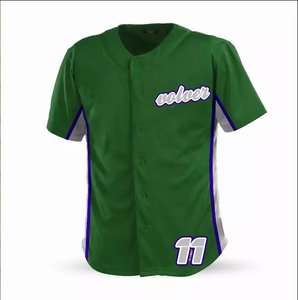 Camiseta de Béisbol Volver para Hombre, Roja, Sin Mangas, con Botones al Frente, 100% Poliéster Transpirable, Diseño a Cuadros, Nombre del Equipo Impreso, Número 33 - Product Image 5