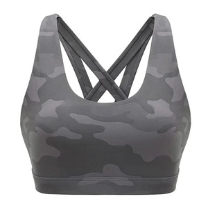 Soutien-gorge de sport respirant à bonnets pleins et devant évidé pour femme, maintien élevé, sans armatures, sans coutures, dos nu, pour yoga, course, gym, entraînement hivernal 100% - Product Image 1
