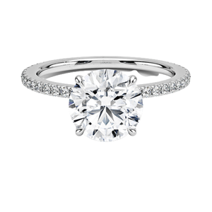 Elegant Bridal Engagement <b>Ring</b> Silver White <b>Crystal</b> Romantic Wedding Anniversary Jewelry Gift - Product Image 5