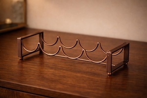 wine <b>rack</b> modern <b>bar</b> shelf wine <b>rack</b> elegant bottle holder stand wine <b>rack</b> compact bottle organizer wine <b>rack</b> multi tier storage - Product Image 5