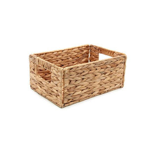 Panier pliable multifonctionnel pour organiser la maison, contenants à prix compétitif, paniers en jacinthe d'eau - Product Image 3