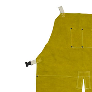 Tablier de soudeur professionnel en cuir pour la sécurité en atelier et les travaux résistants à la chaleur – Tablier de protection en cuir conçu pour le soudage - Product Image 4