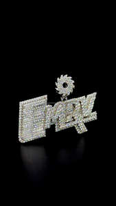 Hiphop 1.75 pouces Moissanite Initial Pendentif S925 Iced Out VVS Diamant Lettre Pendentif Bling Rappeur Moissanite Nom Pendentif - Product Image 4