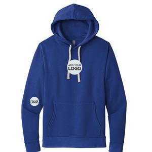 Sweat à capuche léger pour homme NEXT LEVEL APPAREL 10oz, mélange de 3 fibres : 50% polyester, 25% coton, 25% rayonne - Product Image 4