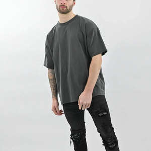 Camiseta de Hombre de Diseño Exclusivo, 100% Algodón Grueso, con Logotipo Personalizado Bordado, Hombros Caídos y Lavado Ácido - Product Image 5