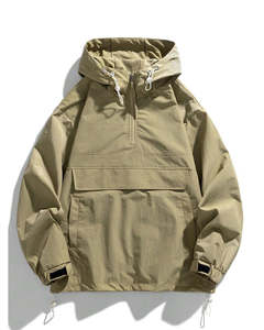 Chaqueta Cortavientos Personalizada 100% Poliéster, Ligera, para Entrenamiento de Equipos de Fútbol, Impermeable, con Cierre Frontal y Sublimación - Product Image 6