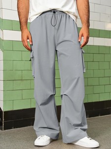 Pantalons Baggy en Coton Premium Coupe Ample Style Urbain Décontracté Fournisseur Direct Usine - Product Image 4