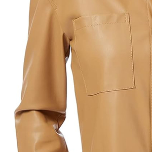Chaqueta de Cuero Vegano para Mujer al por Mayor - Prenda de Cuero Sintético de Alta Calidad - Product Image 5