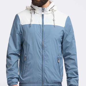 Chaqueta cortavientos deportiva para hombre de alta calidad, nuevo diseño con cuello levantado, estilo callejero para las estaciones de primavera e invierno - Product Image 1