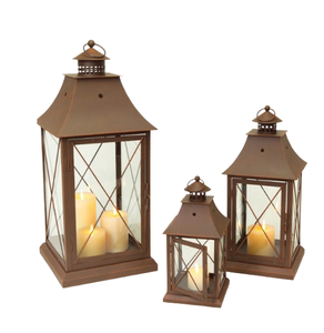 Lámpara Decorativa de Interior y Exterior para Hotel, Linterna Decorativa para la Temporada Festiva, Linterna para Velas de Mesa, Modelo B - Product Image 1