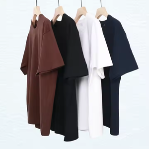 Custom Logo Men's Cotton <b>T</b>-<b>Shirt</b> Short Sleeve O-Neck Casual Solid Color Breathable Regular Fit Jersey Knitted Front Print - Product Image 4