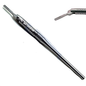 Cuchillo Quirúrgico Dental de Acero Inoxidable de Buena Calidad, Mango Número 3, Ángulo Ajustable, Agarre Ergonómico, Reutilizable - Product Image 1
