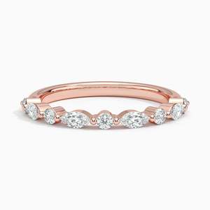 Anillo de Compromiso con Diamante Cultivado en Laboratorio, Corte Brillante Redondo, Oro de 10K, Certificado IGI, Anillo de Boda para Mujer, VVS, Joyería Nupcial Eternity - Product Image 4