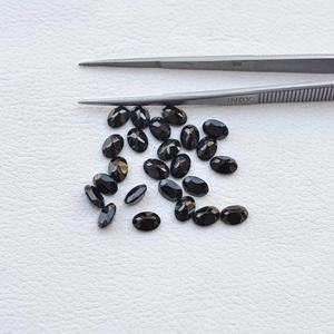 Certified Natural Black Onyx 4x6mm Faceted Oval Cut Loose Gemstone Best Selling AAA Grade From Verified Manufacturer - Product Image 2