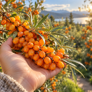 Adecuado para compradores comerciales, procesadores de alimentos y proveedores de frutas: Espino amarillo y bayas de naranja enteras con calidad consistente - Product Image 3