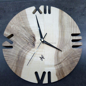 Classical Home <b>Decoration</b> Wooden Large Wooden <b>Wall</b> <b>Clock</b> Laser Circle Wooden Living Room <b>Wall</b> <b>Clock</b> from India - Product Image 4