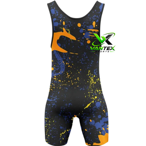 VANTEX SPORTS Singlet de Lucha Unisex con Estampado por Sublimación de Secado Rápido, Elástico Activo, Spandex Poliéster 200g, Mono de Una Pieza - Product Image 2