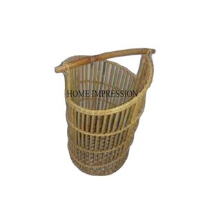 Elegante diseño antiguo de alta calidad estándar de madera de ratán hecho paraguas soporte y soporte decoración del hogar Accesorios suministros - Product Image 1