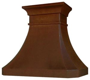 Hotte de cuisine décorative en cuivre, fabriquée avec des matériaux de qualité supérieure, finition élégante, performance d'extraction professionnelle - Product Image 3