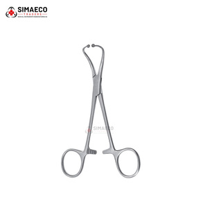 Pinzas para toallas y ropa de acero inoxidable, instrumento quirúrgico, punta de bola sin perforaciones, reutilizables, fabricante OEM ODM - Product Image 4