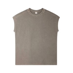 Camiseta sin Mangas Personalizada para Hombre, Camiseta Deportiva de Algodón para Gimnasio, Fitness, Musculación, con Logotipo OEM - Product Image 5