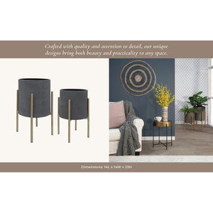 Soporte de Metal para Macetas, Diseño Moderno, Acabado Pulido, Construcción Resistente y Estable, Diseño Ligero, Capacidad Personalizable, Decorativo para Interiores - Product Image 6