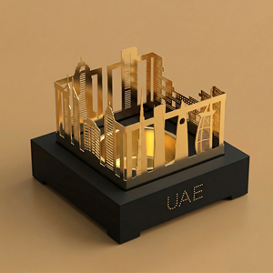 เตาเผาบัคฮูร์แบบมุบคัฮ์ร์ลายเส้นขอบฟ้าตะวันออกกลาง ขายดี ตกแต่งบ้าน ของขวัญอิสลาม เตาเผาหรูหรา ปรับแต่งได้ - Product Image 1