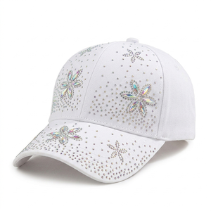 หมวกทรงทรัคเกอร์แบบเมทัลลิกสำหรับทุกเพศ ผ้าทั่วไป ปรับขนาดได้ ใช้ได้ทุกฤดู หมวกฮิปฮอปสะท้อนแสงสีรุ้งแบบโฮโลแกรมเมทัลลิก - Product Image 1