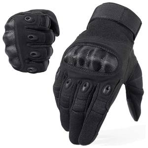 Best Quality Comfortable Leather Motorcycle Racing Gloves New Anti-Slip Long Cuff Carbon Fiber Protection Motorbike Gloves - Product Image 4