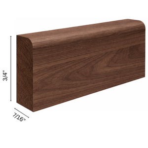Wholesale Low Price EFS Brand Modern Design Walnut Molding Walls Crown Baseboard 1 Year Warranty Durable Eco-Friendly Factory - Product Image 2