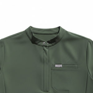 ชุดยูนิฟอร์มแพทย์หญิงสำหรับโรงพยาบาลและสปา ผ้าเรยอน/สแปนเด็กซ์/โพลีเอสเตอร์ พิมพ์ลายดิจิทัล/ลายนูน - Product Image 3