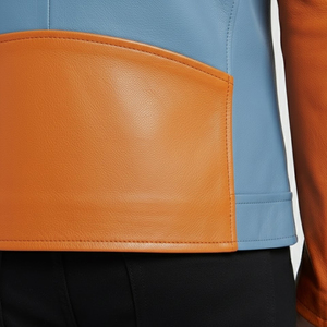 เสื้อแจ็คเก็ตหนังแกะแท้คุณภาพสูงสำหรับผู้ชาย พร้อมปกขนสัตว์  ไซส์ใหญ่ เสื้อโค้ทฤดูหนาวสำหรับผู้ชาย - Product Image 3