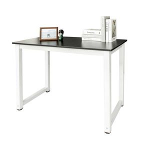 Scrivania PC Moderna in Legno Nero da 110cm, Design Convertibile e Pieghevole in MDF ad Alta Resistenza per Casa, Ufficio o Scuola - Product Image 4