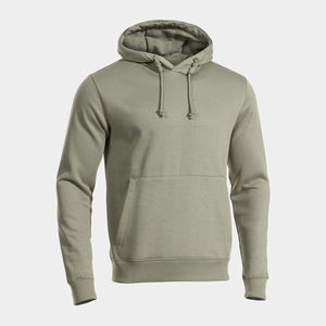 เสื้อฮู้ดดี้ผ้าฟลีซหนานุ่มสำหรับผู้ชาย แบรนด์โลโก้สั่งทำพิเศษ 500gsm 600gsm ผ้าฝ้ายหนา ทรงโอเวอร์ไซส์ ทรงบ็อกซี่  แบบครอป - Product Image 2