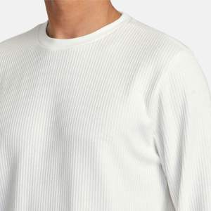 High Quality Full Sleeve T <b>Shirt</b> for <b>Men</b> 100% Cotton Plain Black Clothes Fashion <b>Men's</b> Breathable Round Neck Long Sleeve T-<b>shirt</b> - Product Image 3